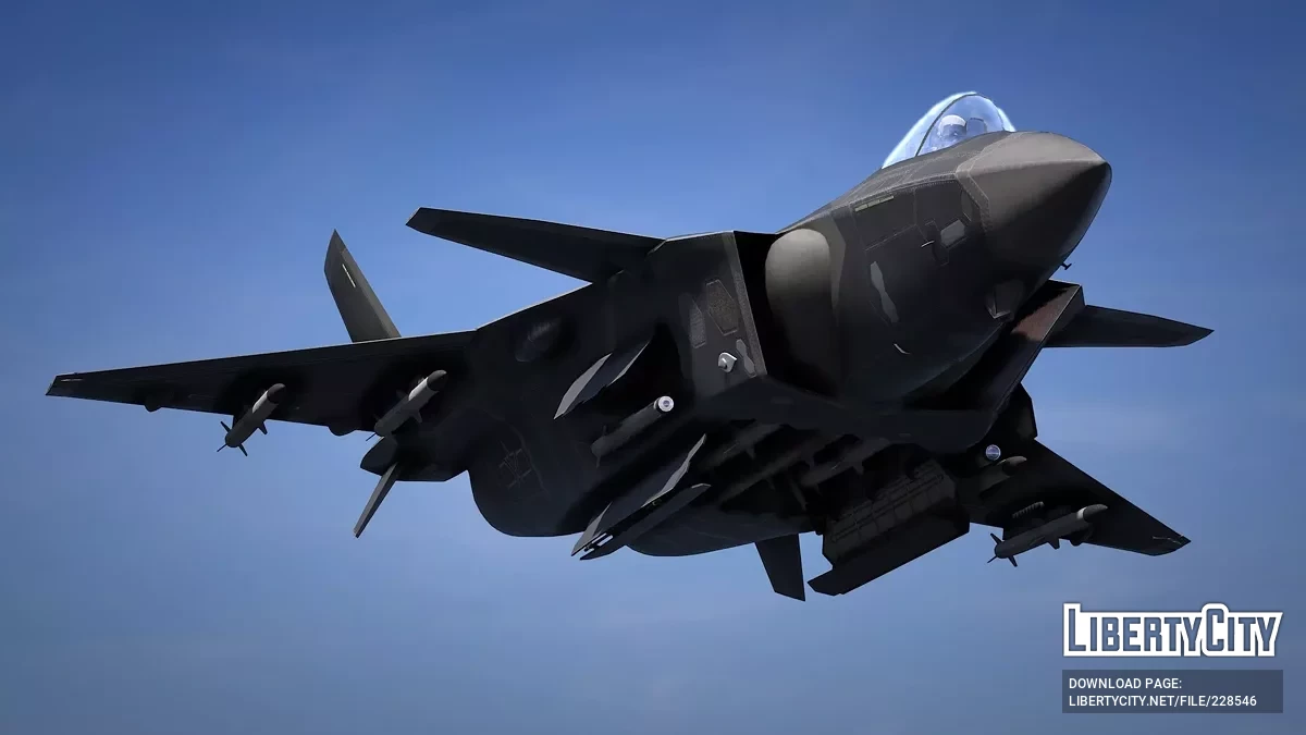 J-20 Naga Perkasa China [Add-On | VehFuncs V] / GTA 5