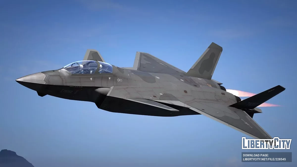 J-20S Dragón Poderoso Doble Asiento China [Add-On | VehFuncs V] / GTA 5