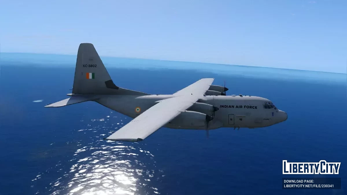 C-130J Super Hercules Indian Air Force Livery / GTA 5