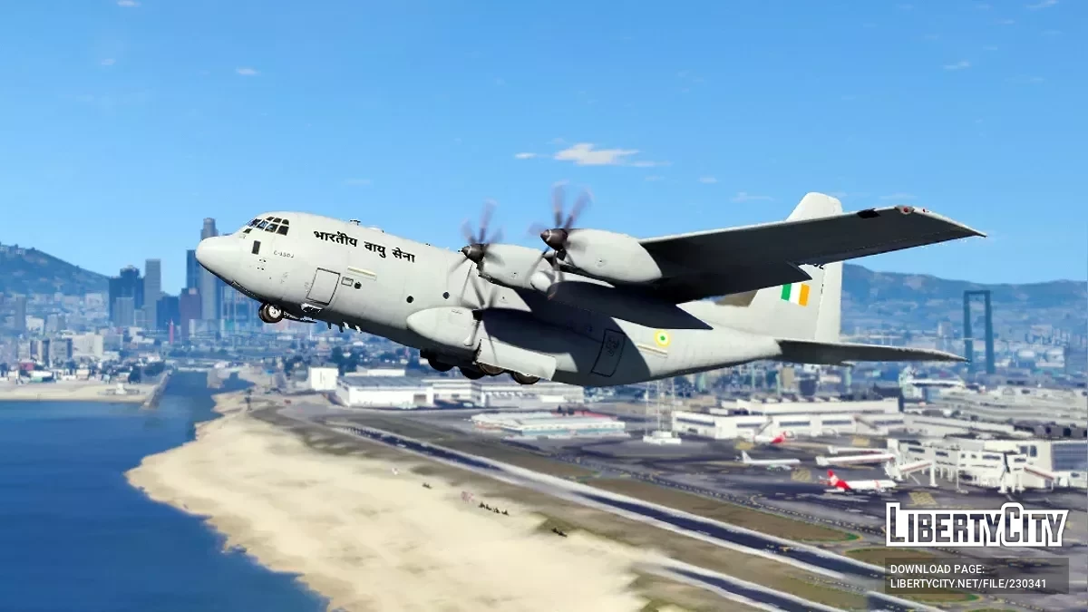 C-130J Super Hercules Indian Air Force Livery / GTA 5