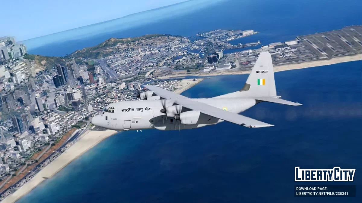 C-130J Super Hercules Indian Air Force Livery / GTA 5
