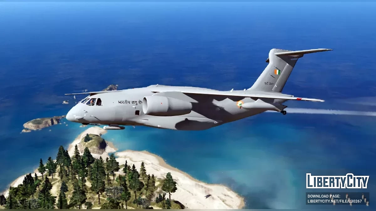 Embraer KC-390 Indian Air Force Livery / GTA 5