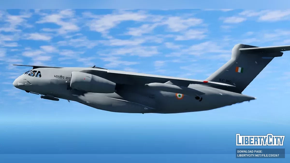 Embraer KC-390 Indian Air Force Livery / GTA 5