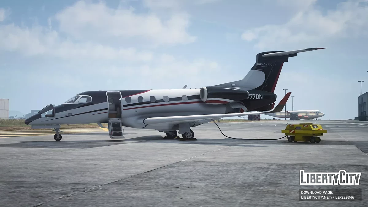 Embraer Phenom 300 [Додаток | Налаштування | LODs] / GTA 5