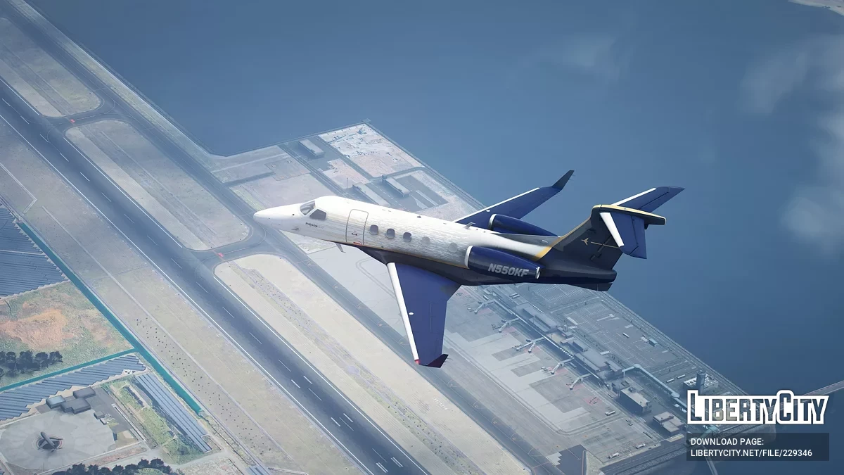 Embraer Phenom 300 [Додаток | Налаштування | LODs] / GTA 5
