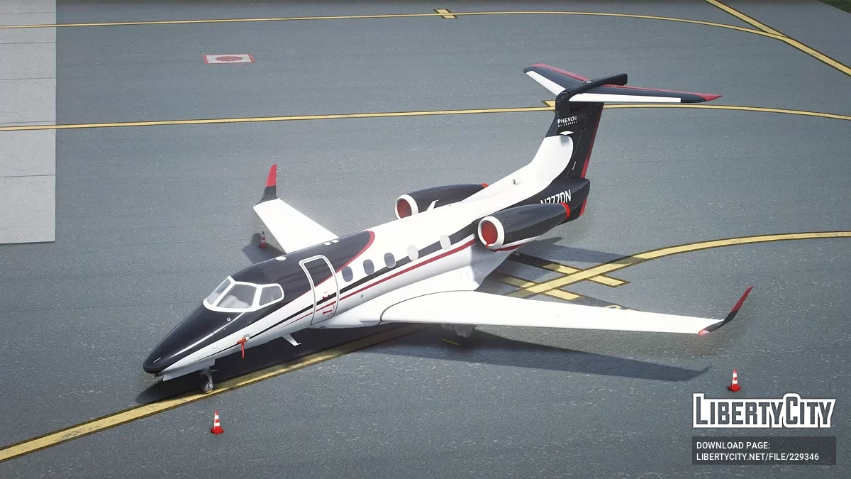 Embraer Phenom 300 [Додаток | Налаштування | LODs] / GTA 5