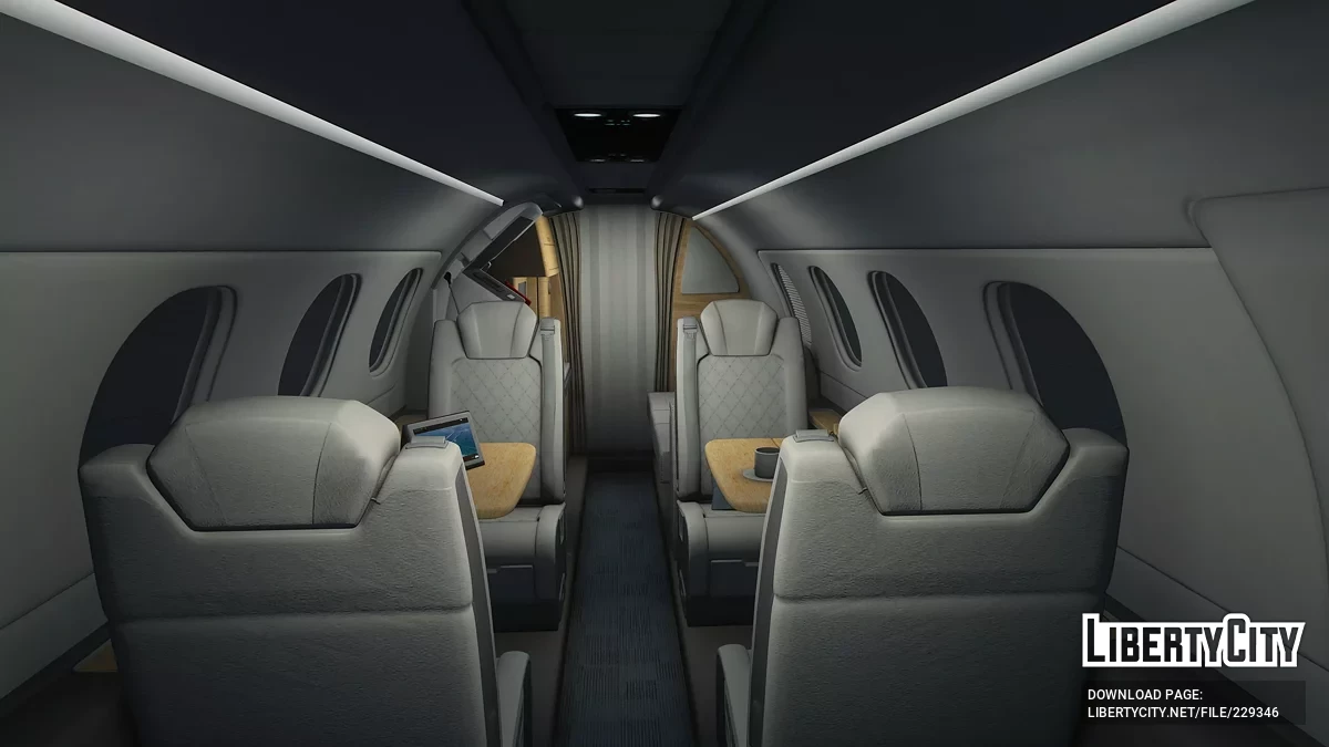 Embraer Phenom 300 [Додаток | Налаштування | LODs] / GTA 5