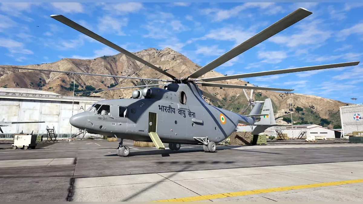 Livery d'hélicoptère Mi-26 de l'Indian Air Force / GTA 5