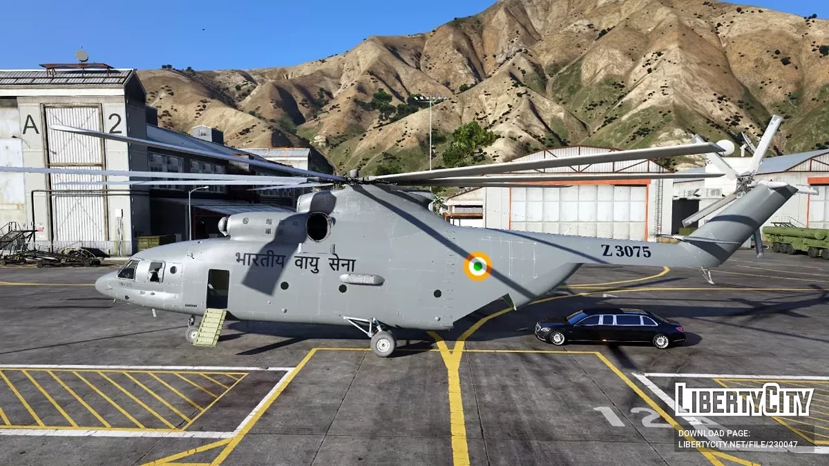 Livery d'hélicoptère Mi-26 de l'Indian Air Force / GTA 5