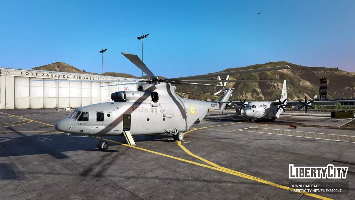 Livery d'hélicoptère Mi-26 de l'Indian Air Force / GTA 5