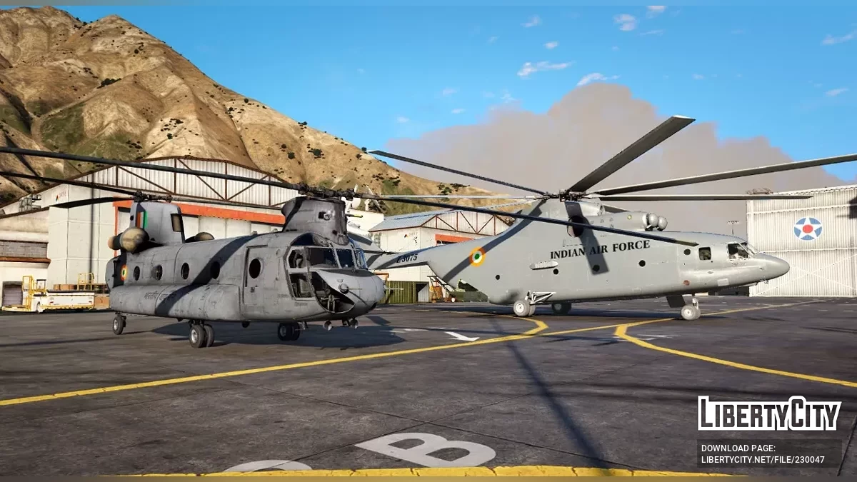 Livery d'hélicoptère Mi-26 de l'Indian Air Force / GTA 5