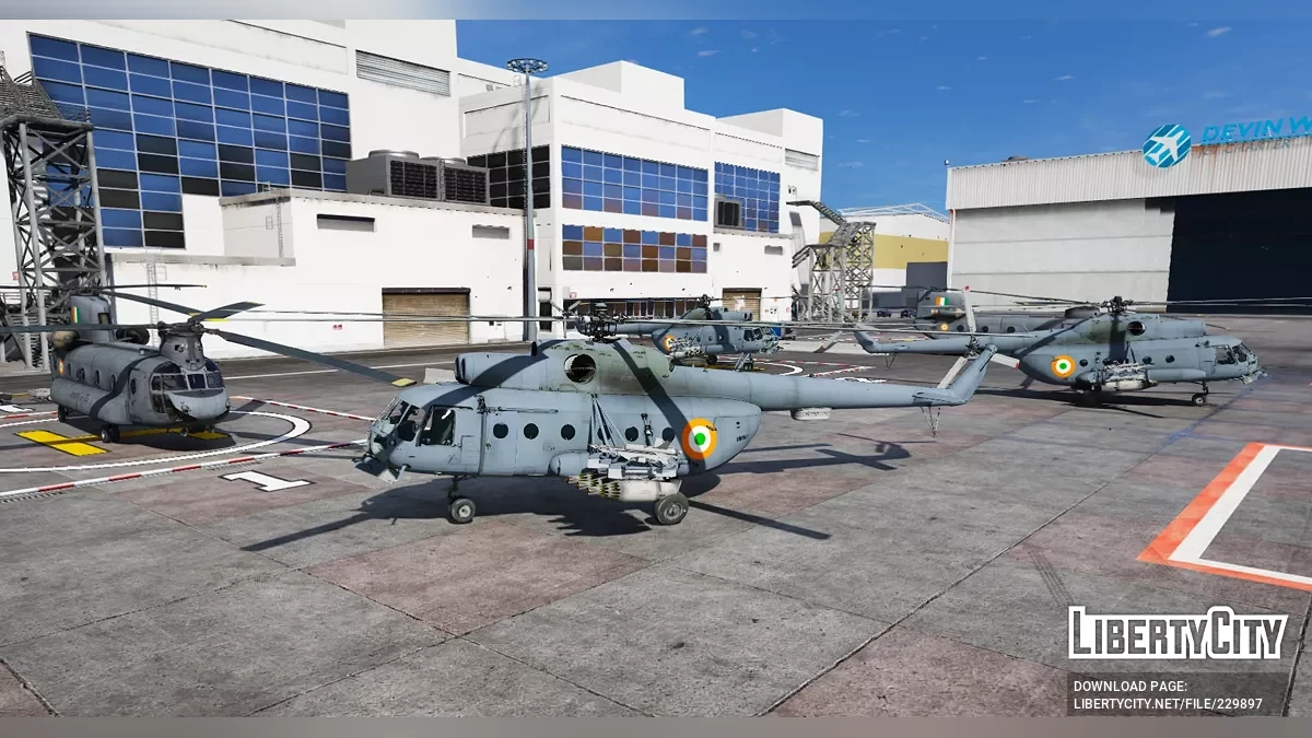 Mi-8 Gunship - Fuerza Aérea India (Complemento) / GTA 5