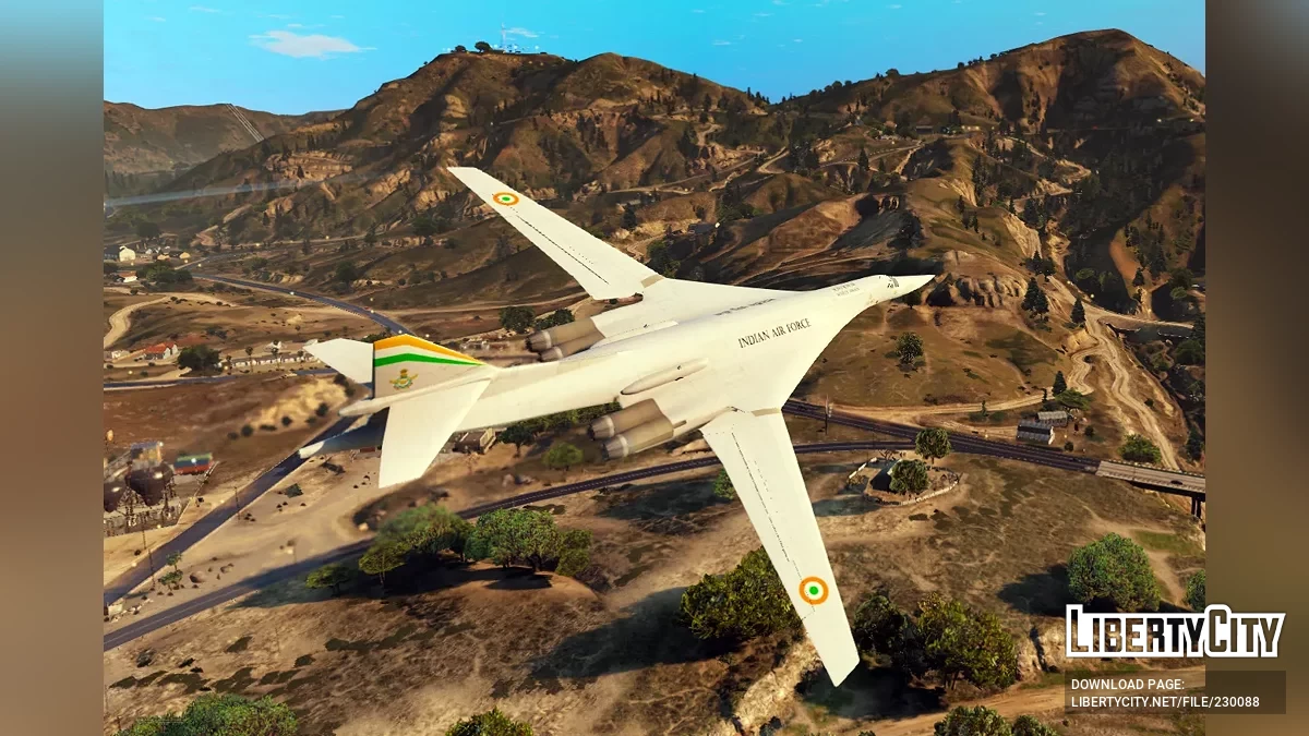 图-160白天鹅印度空军涂装 / GTA 5