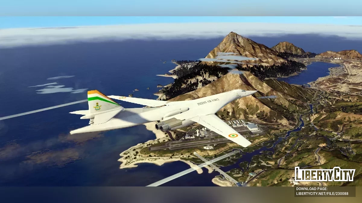 图-160白天鹅印度空军涂装 / GTA 5