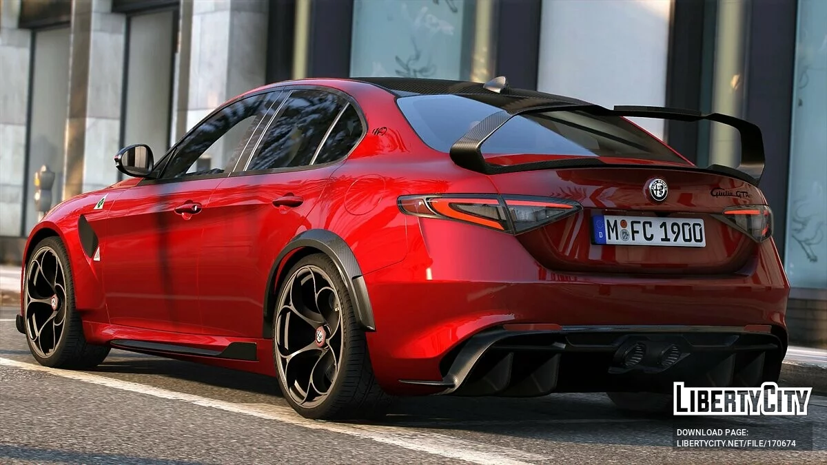 Alfa Romeo Giulia GTAm 2021 V1.0[Re-convert] / GTA 5