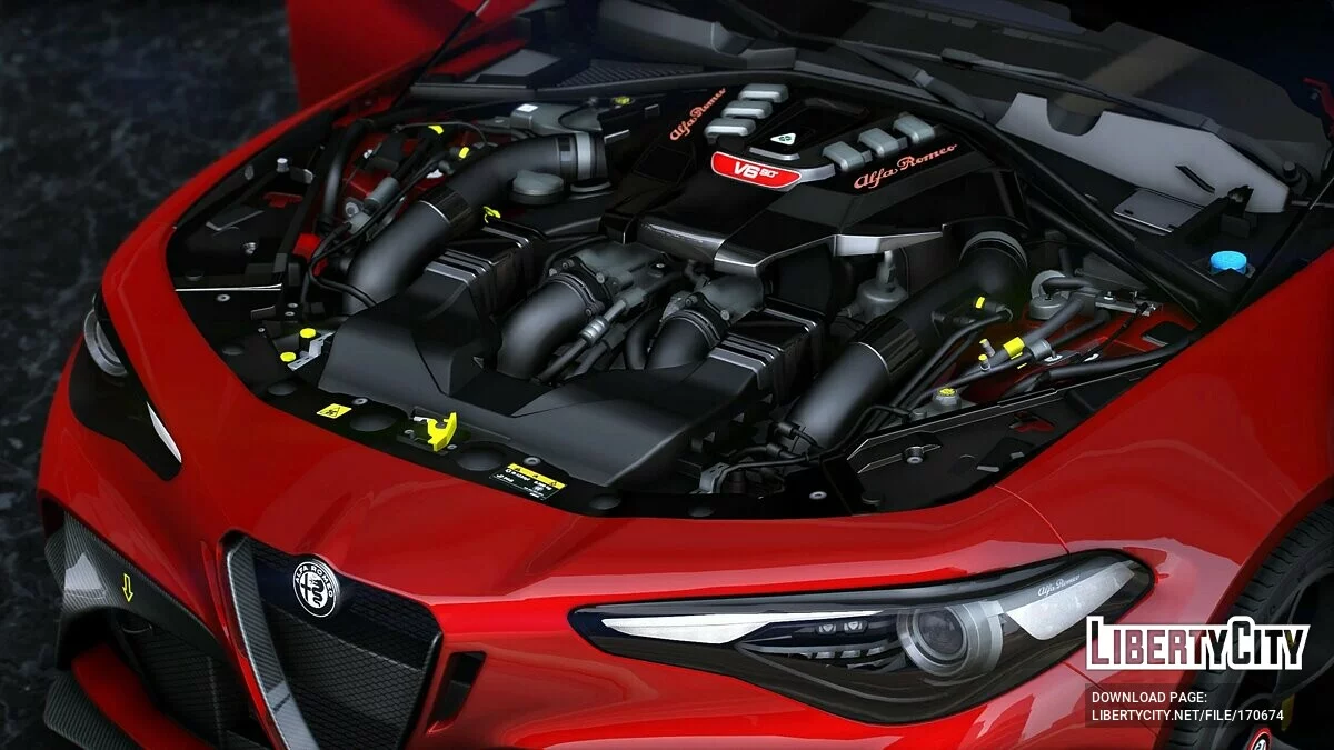 Alfa Romeo Giulia GTAm 2021 V1.0[Re-convert] / GTA 5