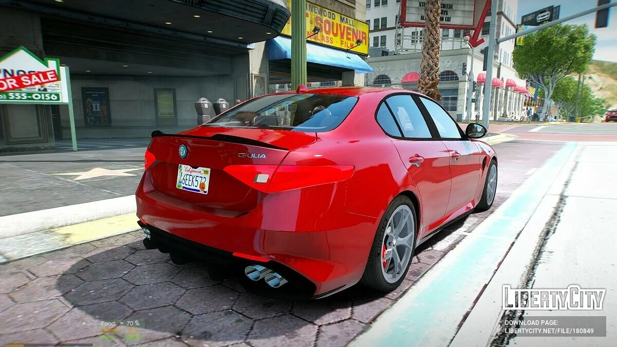 Alfa Romeo Giulia Quadrifoglio 2017 v1.1 / GTA 5