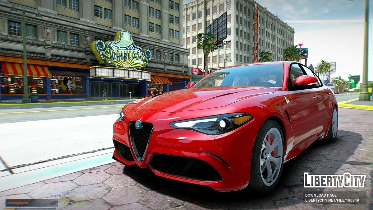 Alfa Romeo Giulia Quadrifoglio 2017 v1.1 / GTA 5