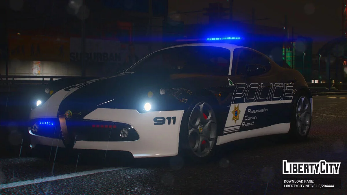 2007 Alfa Romeo 8C Competizione SCPD v1.0 / GTA 5
