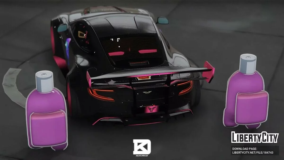 Aston Martin Серед Нас 3D Анімація / GTA 5