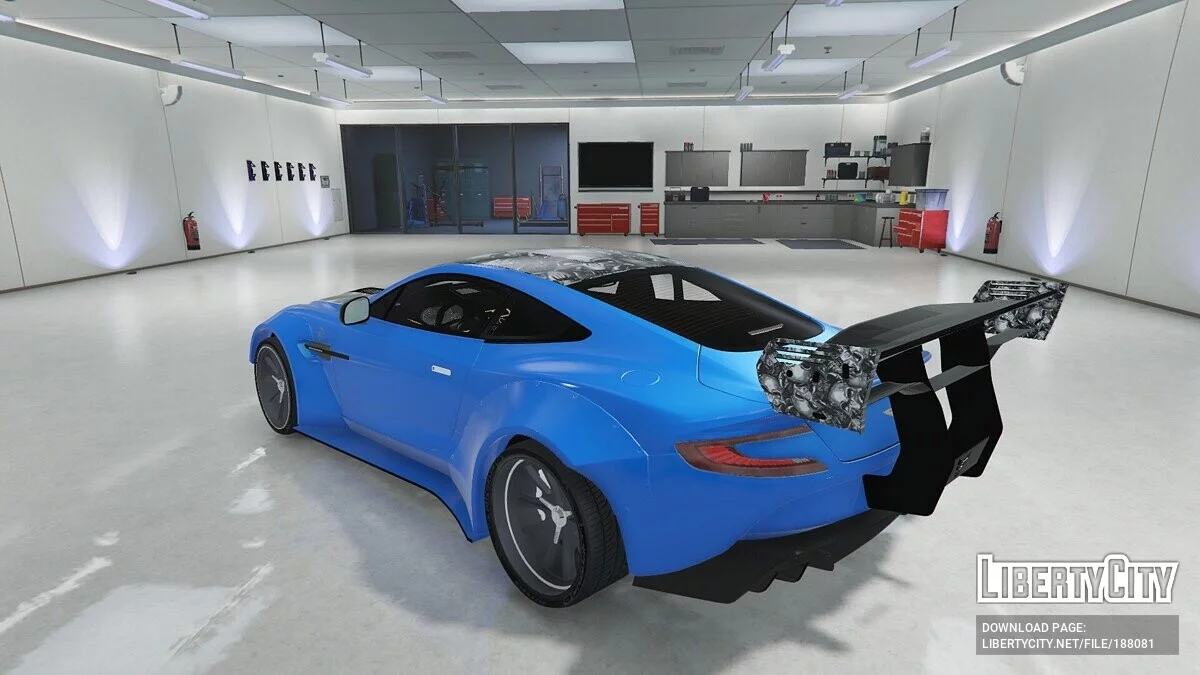 Aston Martin Vanquish Custom Glow Dynamic Light / GTA 5