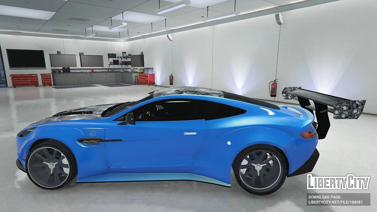 Aston Martin Vanquish Custom Glow Dynamic Light / GTA 5