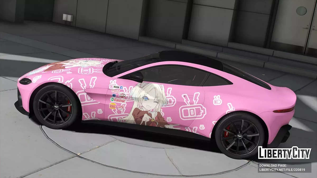 2018 Aston Martin Vantage Rurino Osawa Link Like Love Live / GTA 5