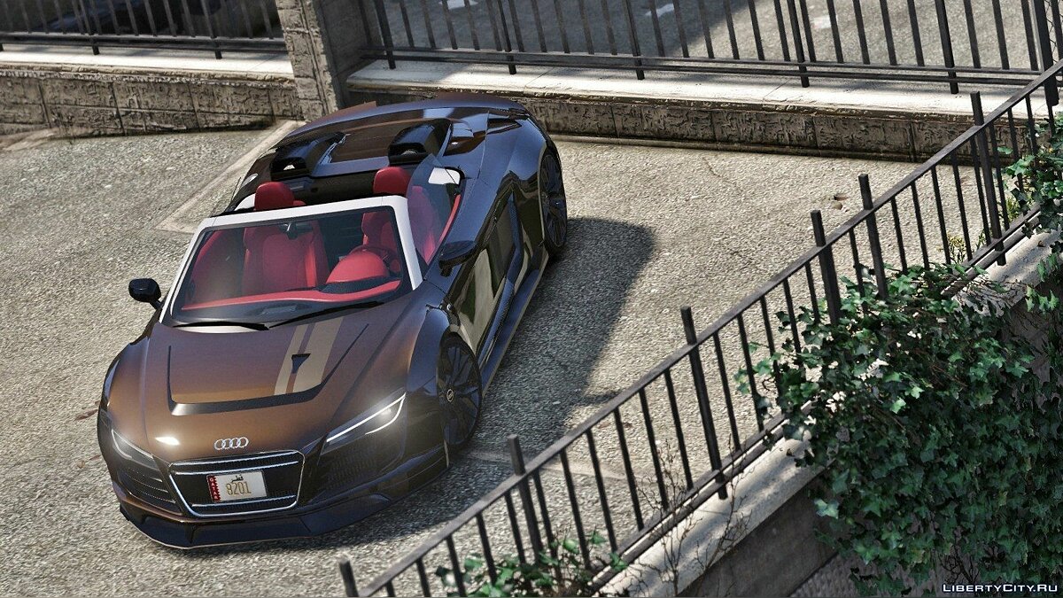 Tuning audi r8 gta 5 фото 17