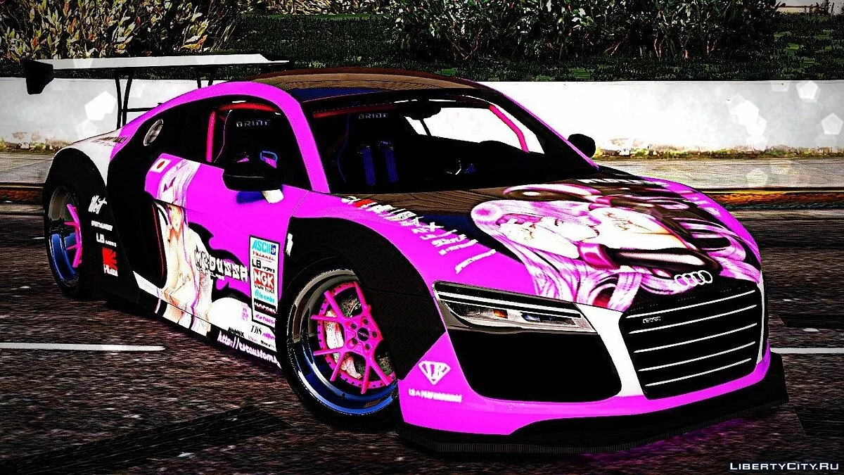 2013 Audi R8 V10 Plus 5.2 FSi Coupe Liberty Walk LB Performance Kit Itasha [Add-On / Replace] / GTA 5