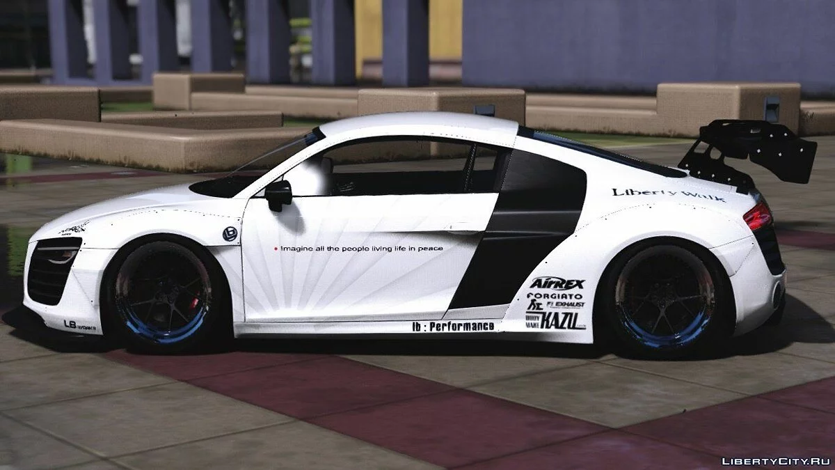 Audi R8 V10 LibertyWalk [Add-On / Replace] / GTA 5