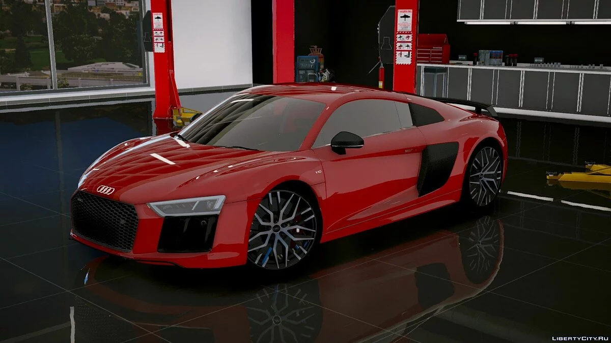 Audi R8 V10 Plus 2017[Add-On/Replace|Tuning] 1.6 / GTA 5