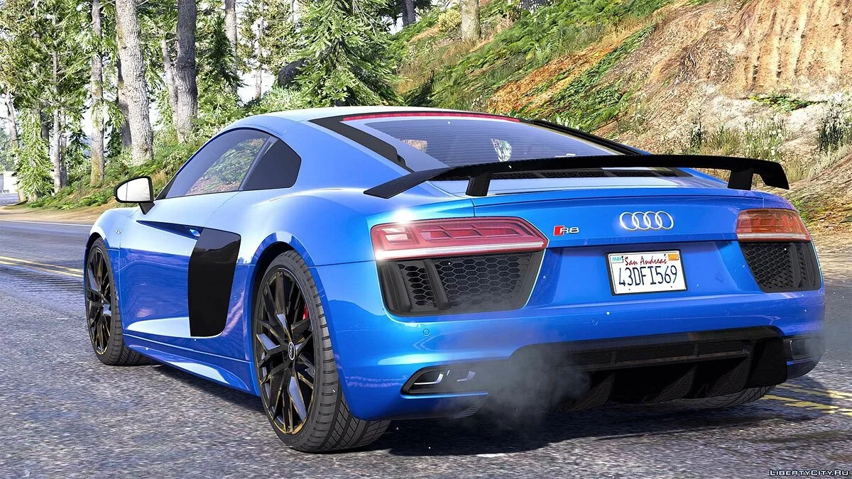 Audi R8 V10 Plus 2017 [Add-On / Replace | Animated | Template | Digital Dials & Analog] 1.1 / GTA 5