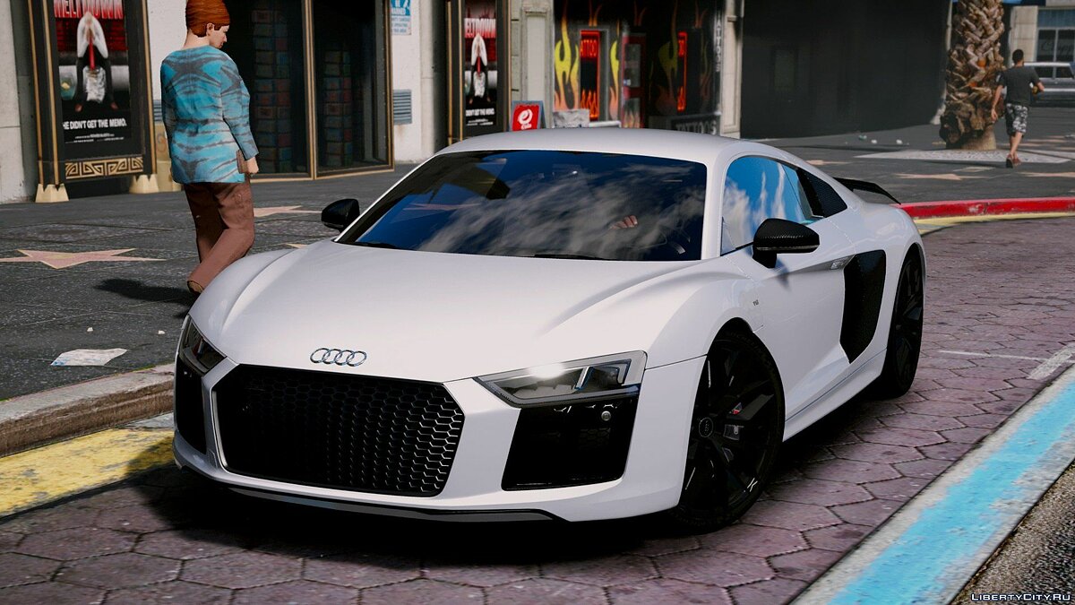 Tuning audi r8 gta 5 фото 2