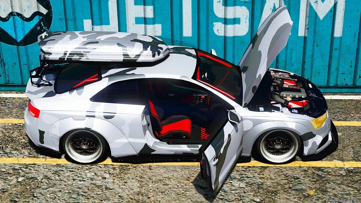 Audi Rs5 Libertywalk [ADDON-REPLACE] 1.0 / GTA 5
