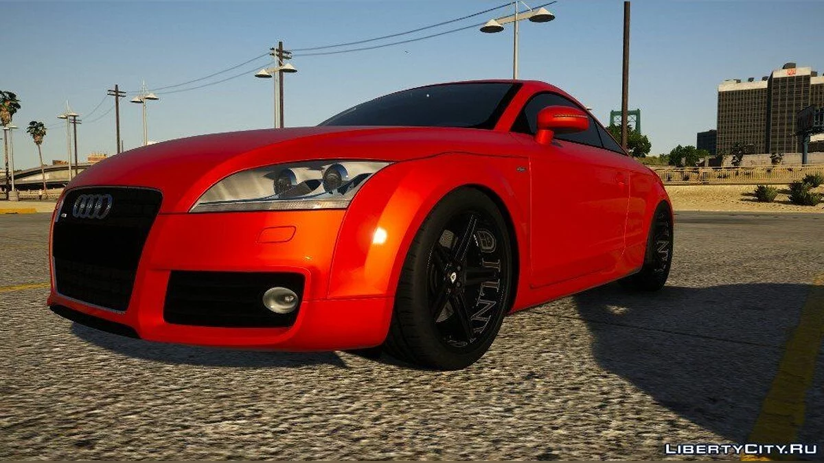 Audi TT Coupe S-Line 3.2 Quattro 2007 [ADD-ON/ALERÓN MÓVIL/ESCAPE VIBRANTE/MAPA DE TIERRA] V1.0 / GTA 5