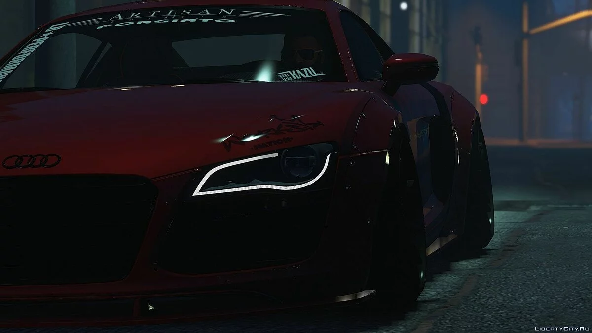 Audi R8v10 Liberty Walk [Add-on] 1.0 / GTA 5
