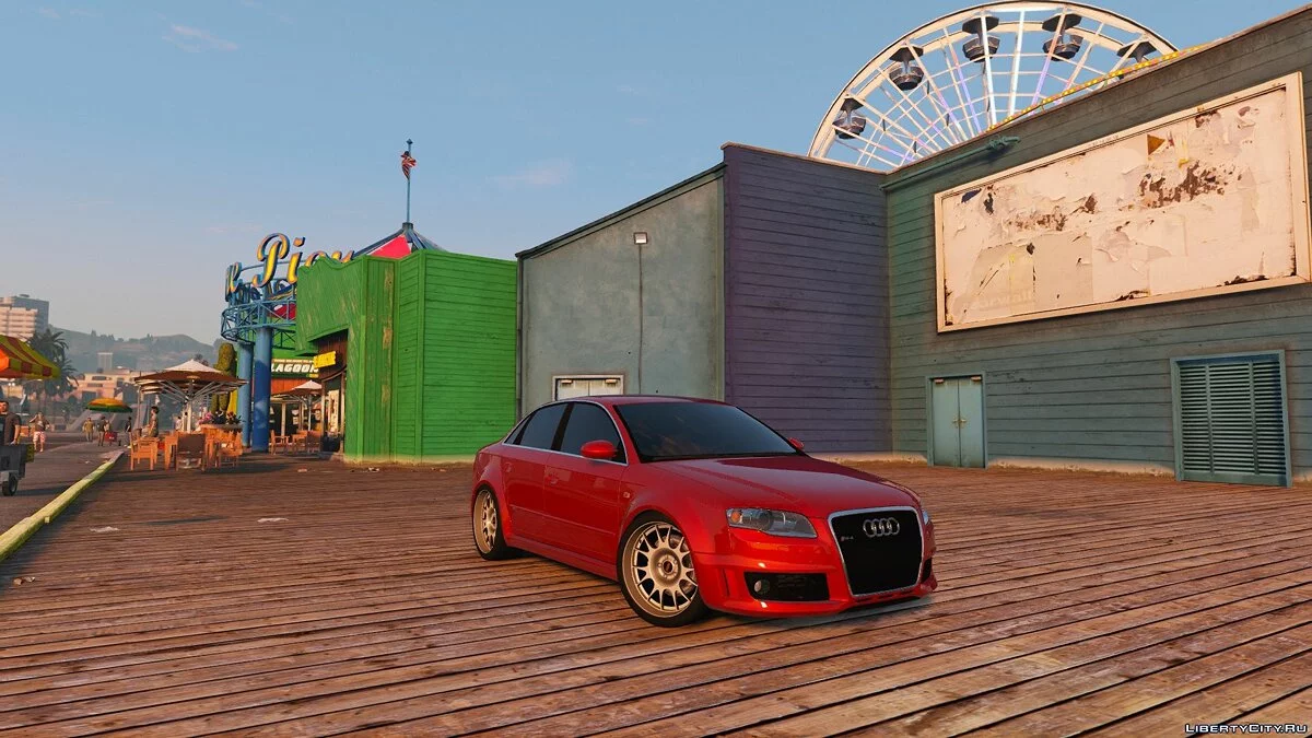 AUDI RS4 B7 2006 [HQ/Add-On/Animiert/Dirtmap/Template] / GTA 5