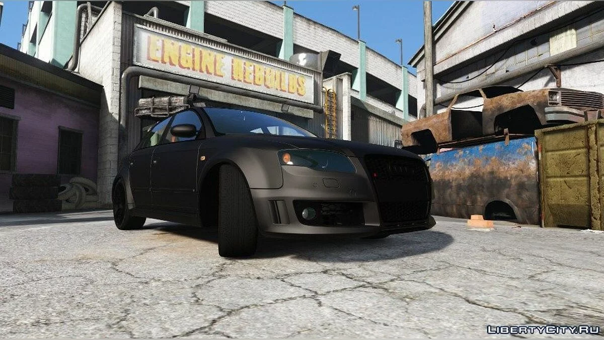 أودي RS4 B7 2006 [HQ/إضافة/متحركة/خريطة أوساخ/قالب] V3.5 / جي تي أي 5