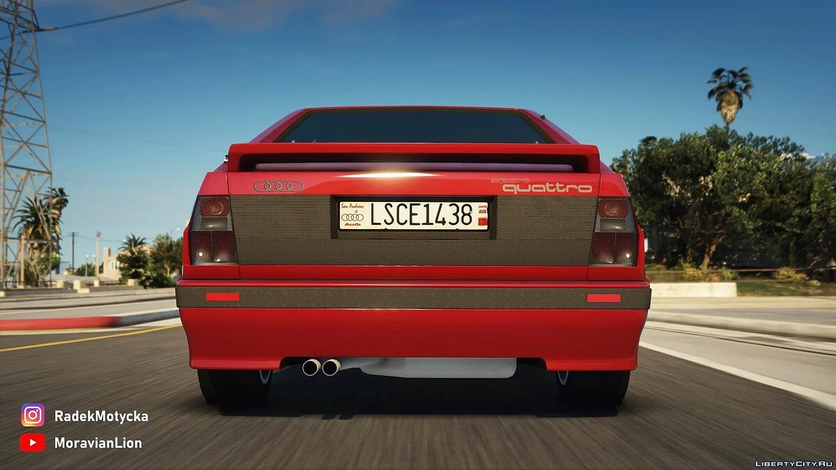 Audi Quattro Sport '83 [ LODs | Modèle | Add-on | Tuning ] 1.0 hf / GTA 5