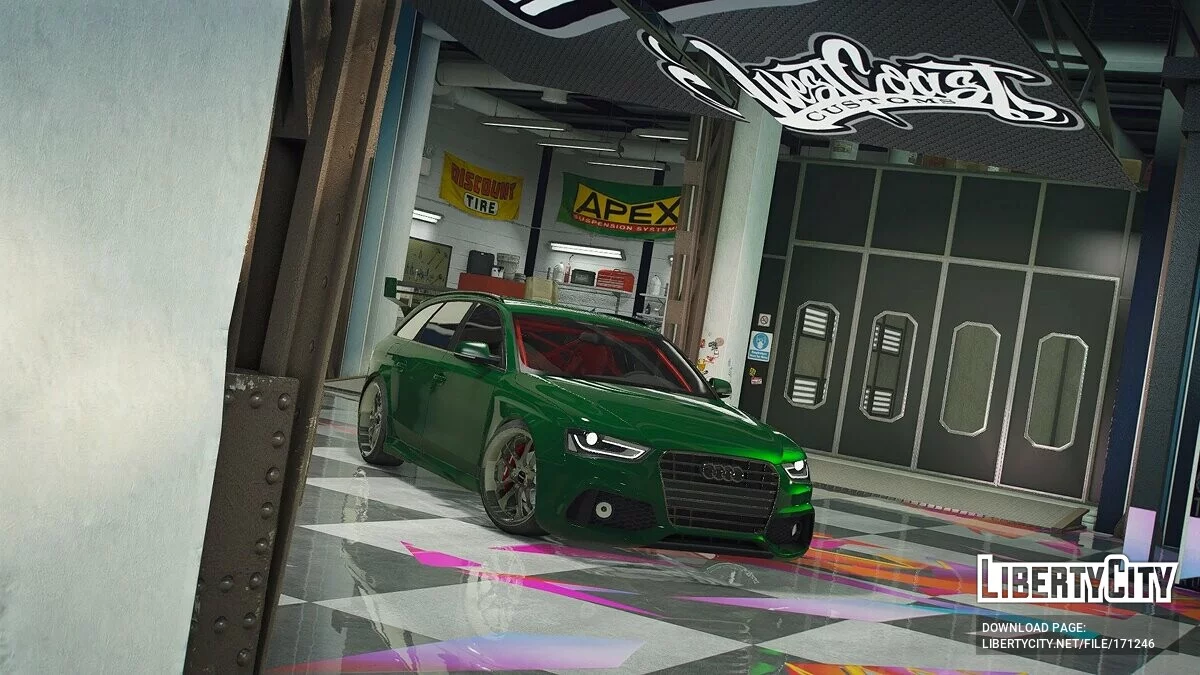 2013 奥迪 RS4 Avant v1.0 / GTA 5