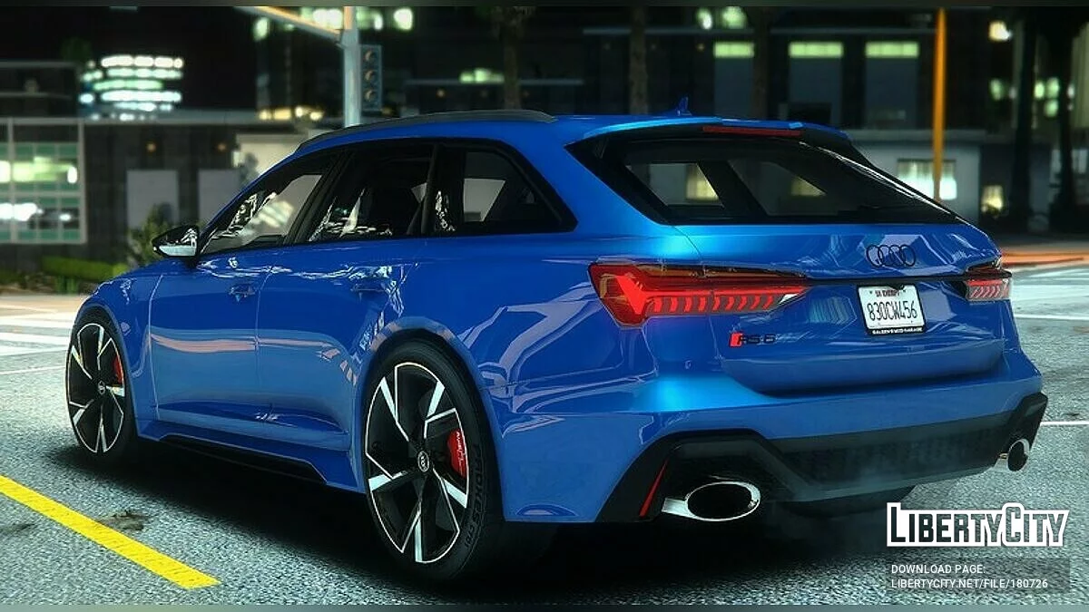 2020 Audi RS6 Avant Hitam / GTA 5