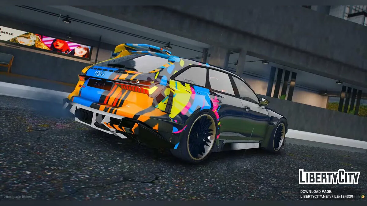 Audi RS6 Widebody Dinamic Lights / جي تي أي 5