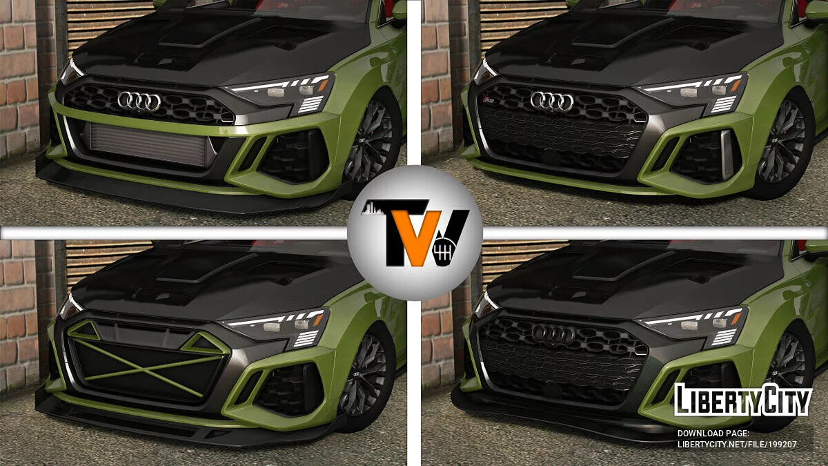 أودي RS3 Sportback 2022 v1.1 / جي تي أي 5