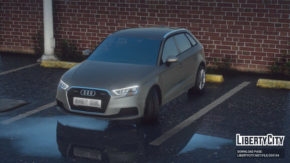 Audi A3 Unmarked / GTA 5