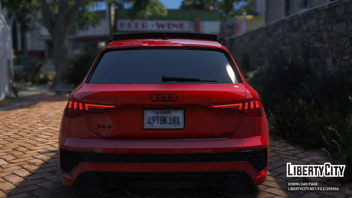 Audi RS3 Sportback 2022 v1.0 / GTA 5