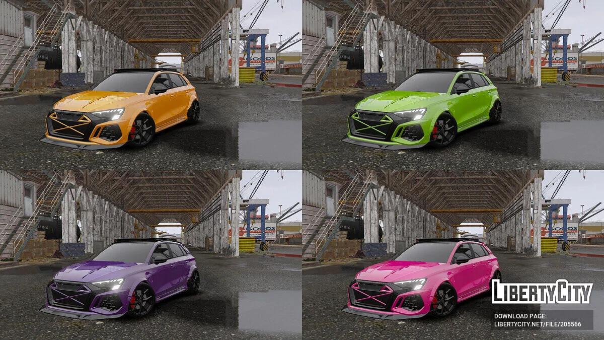 Audi RS3 Sportback 2022 v1.0 / GTA 5