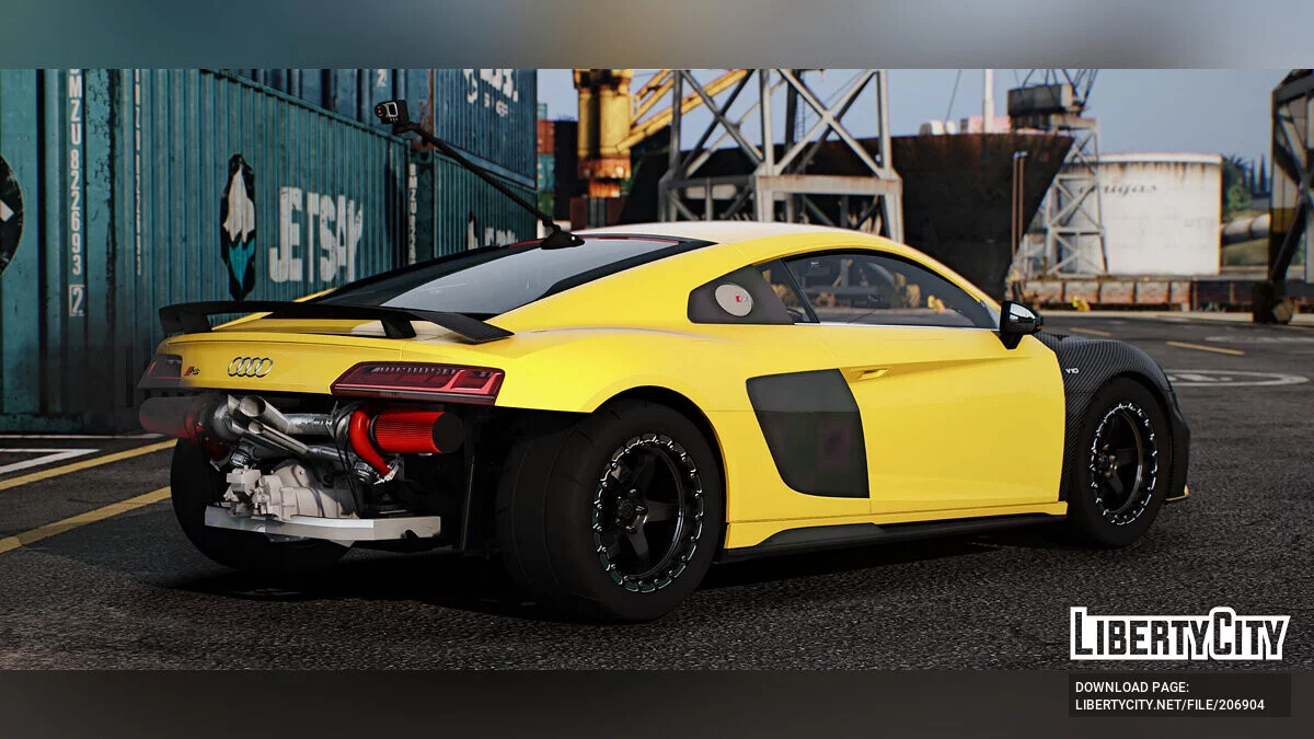 Audi R8 İkiz Turbo Drag Özelleştirmeleri / GTA 5