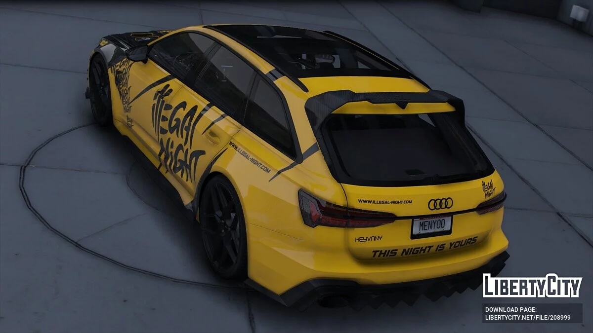 Audi RS6 Keyvany Illegal Night / GTA 5