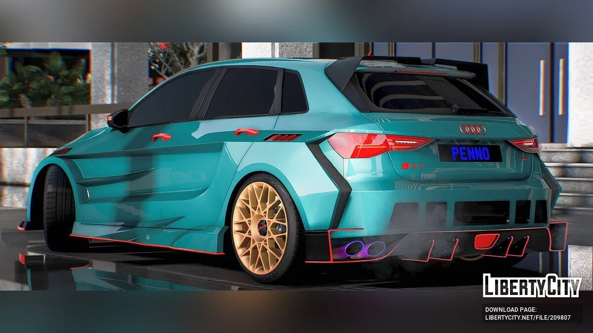 Audi RS3 Sportback Abflug / GTA 5