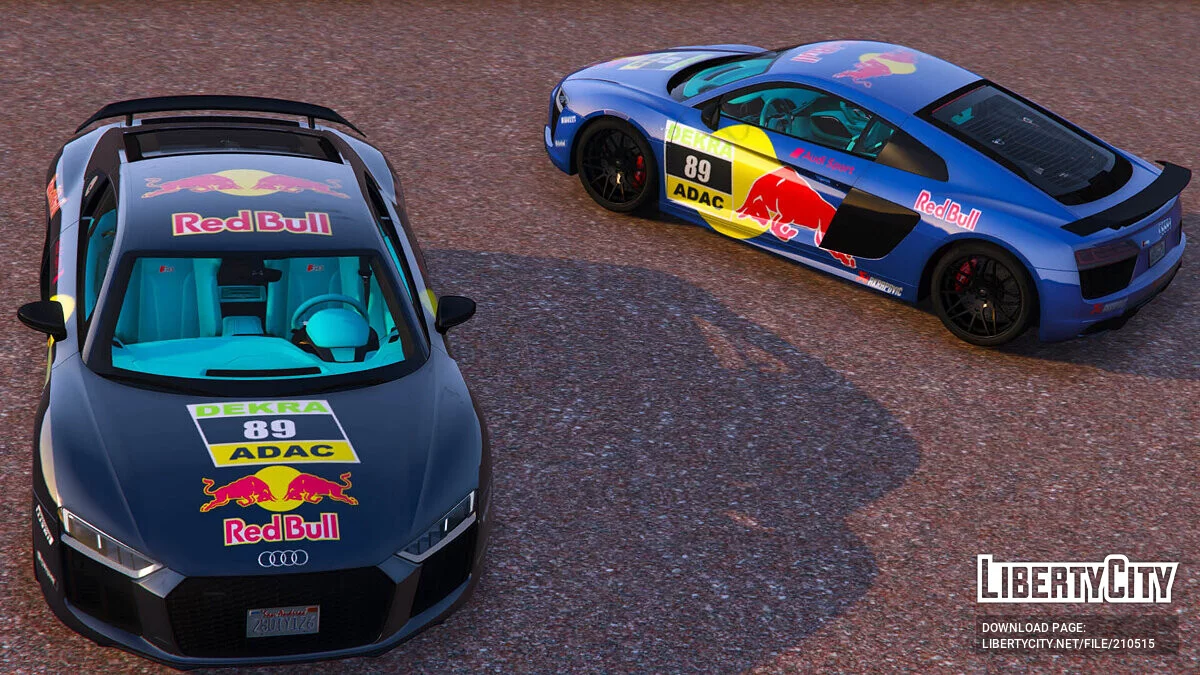 Audi R8 V10 Plus 2017 Red Bull / جي تي أي 5